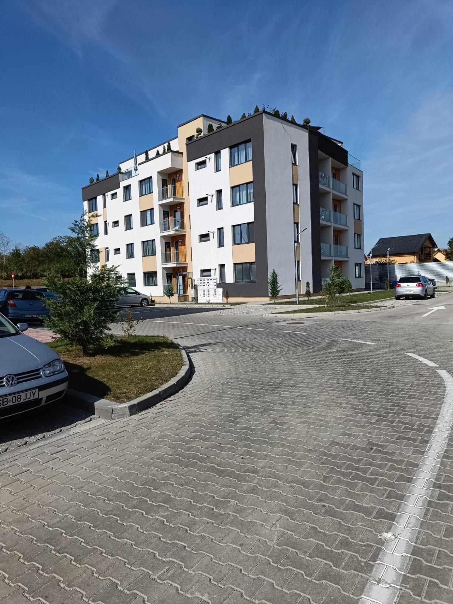 Amazing Mountain View Apartment Nagyszeben Kültér fotó